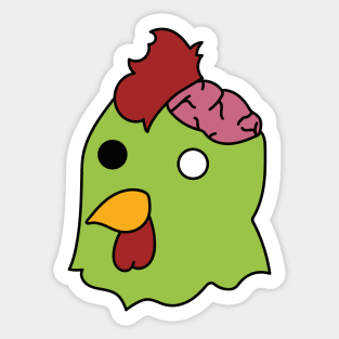 Zombie Chicken Sticker